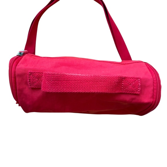 bag lunch KIPLING red nylon 8x9x5 crossbody adjustable strap insulated - Picture 5 of 13